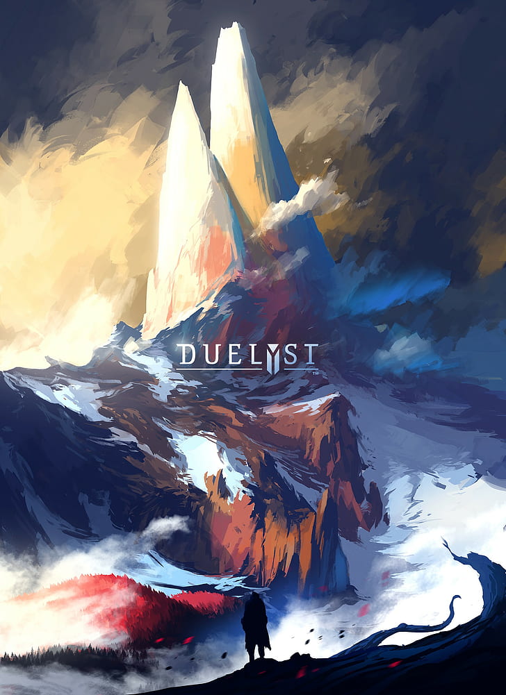 Duelist game digital wallpaper, Duelyst, snow, cold temperature