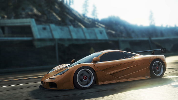 Mclaren F1 Lm, need for speed, most wanted, games, HD wallpaper