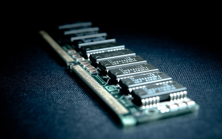 green circuit board, technology, RAM (Computing), electronics