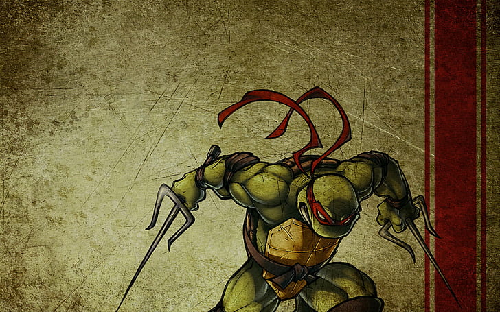 TMNT Ralph digital wallpaper, Teenage Mutant Ninja Turtles, Raphael, HD wallpaper
