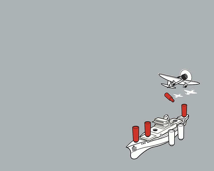 HD wallpaper: ship and aircraft illustration, threadless, simple, airplane  | Wallpaper Flare
