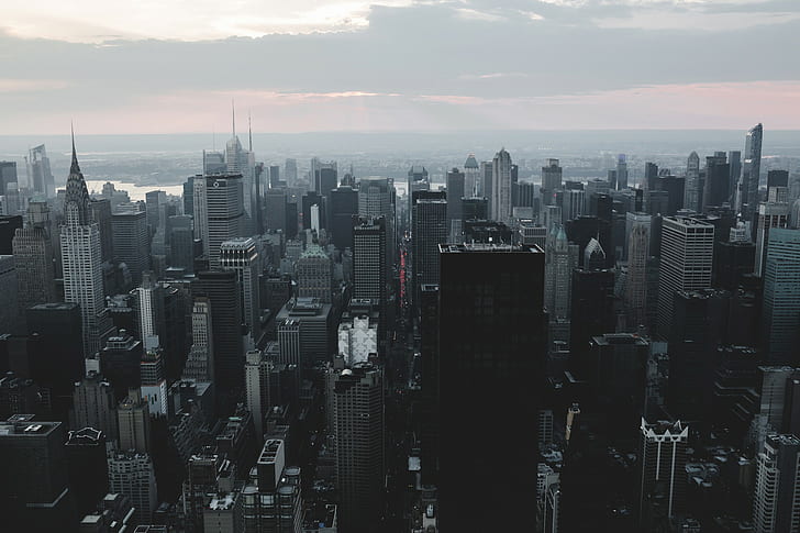 Chrysler tower, Manhattan, New York City, building exterior, built structure, HD wallpaper