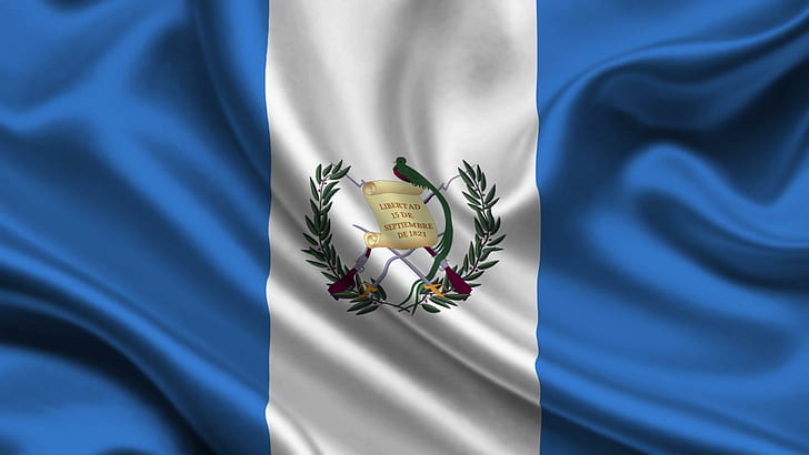 Guatemala, satin, country, flag, 3d and abstract, HD wallpaper