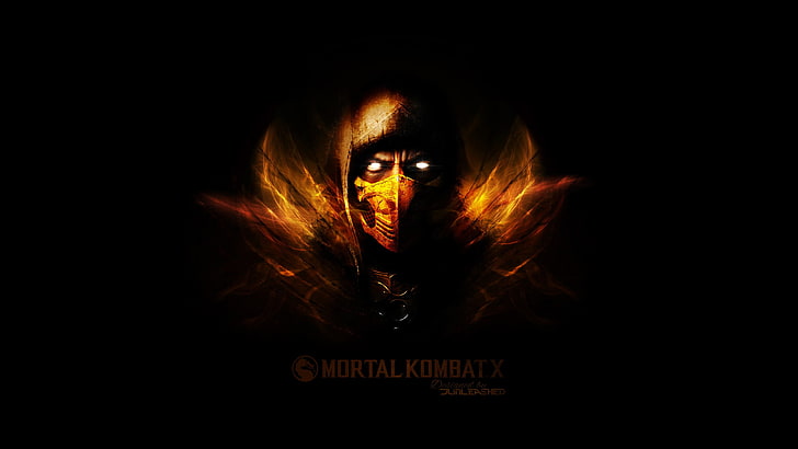 Mortal Kombat Scorpio wallpaper, video games, Mortal Kombat X, HD wallpaper