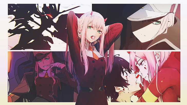 anime, anime girls, Darling in the FranXX, Zero Two (Darling in the FranXX), HD wallpaper