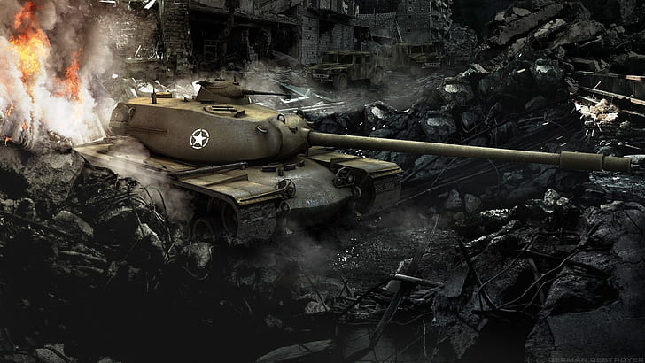 tank, USA, tanks, WoT, World of Tanks, T110E5, Wargaming.Net HD wallpaper