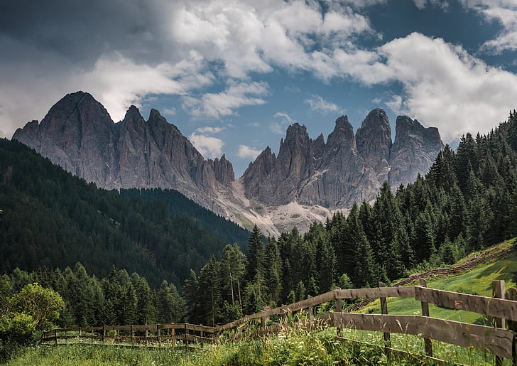 Dolomites (mountains), nature, landscape, HD wallpaper