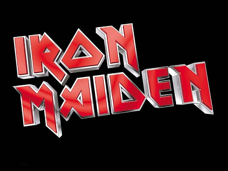 Iron Maiden, music, heavy metal, studio shot, black background, HD wallpaper