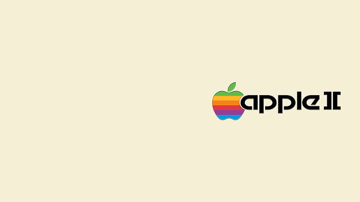I made a retro styled Apple, communication, text, copy space, HD wallpaper