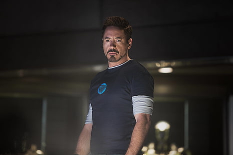 Marvel Tony Stark, look, Iron man, Robert Downey Jr, Robert Downey ml HD wallpaper