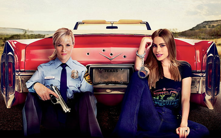 Movie, Hot Pursuit, Reese Witherspoon, Sofía Vergara, HD wallpaper