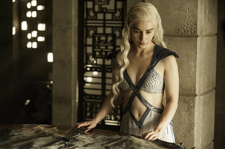 Emilia Clarke from Game of thrones, Season 4, Daenerys Targaryen, HD wallpaper