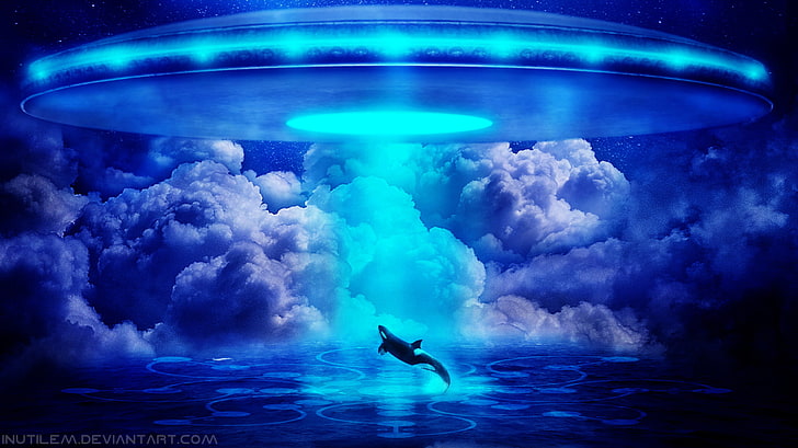 Alien, Abduction, Extraterrestrial, Killer Whale, Orca, UFO