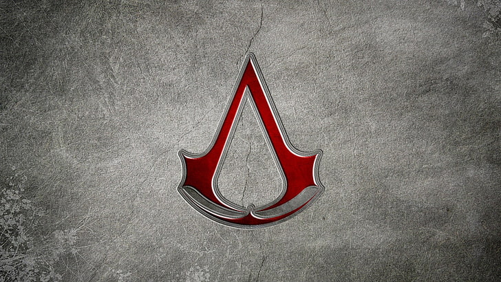 Assassin's Creed logo, video games, royalty, symbol, shape, backgrounds
