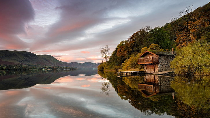 morning, holiday cottage, romantic, cosy, pooley bridge boat house, HD wallpaper