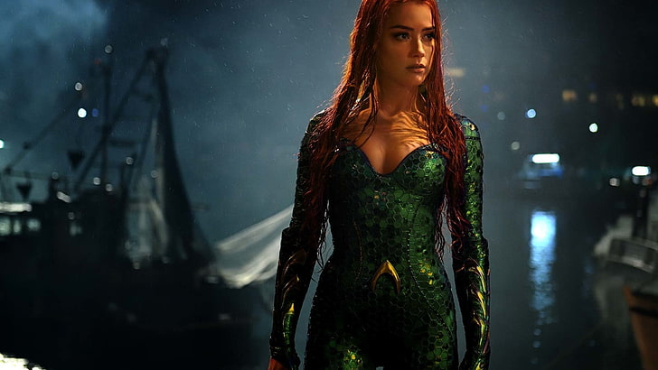 Movie, Aquaman, Amber Heard, Mera (DC Comics), HD wallpaper