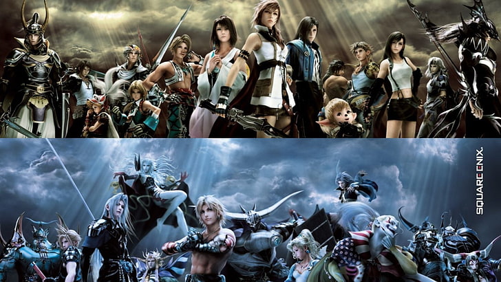 Square Cinix wallpaper, Final Fantasy, Dissidia 012: Final Fantasy, HD wallpaper