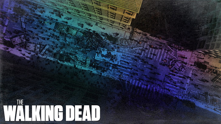 The Walking Dead wallpaper, text, architecture, building exterior