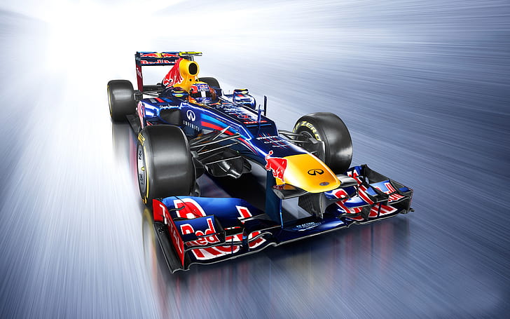 Formula 1, F1 race car speed, blue formula 1, HD wallpaper