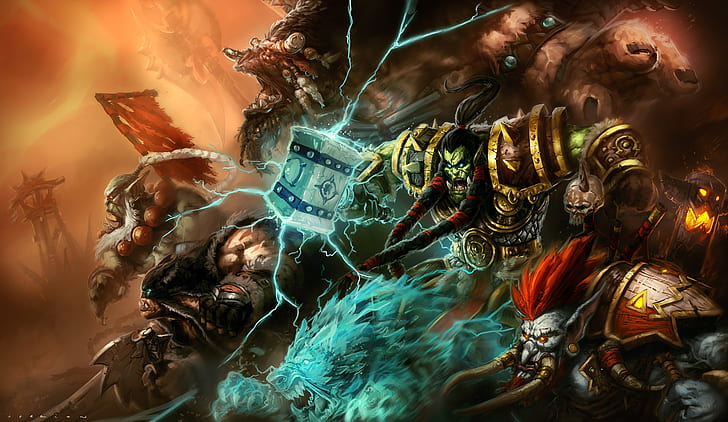 Warcraft, World Of Warcraft, Orc, Rexxar (World Of Warcraft), HD wallpaper