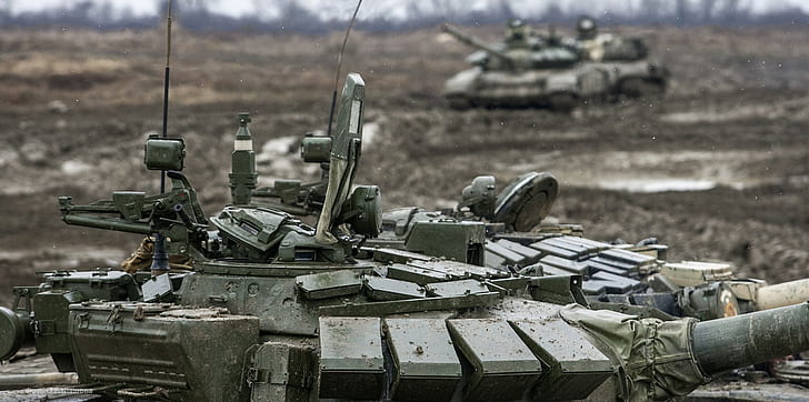 military, tank, Russian Army, mud, t-72