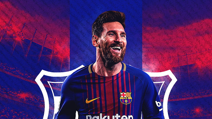 Hd Wallpaper Lionel Messi Beard Facial Hair One Person Front View Portrait Wallpaper Flare