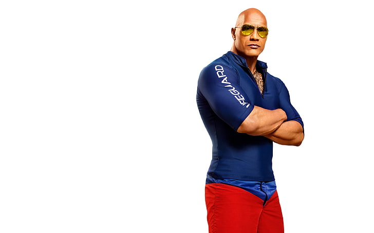 pose, figure, glasses, bald, costume, white background, muscles, HD wallpaper