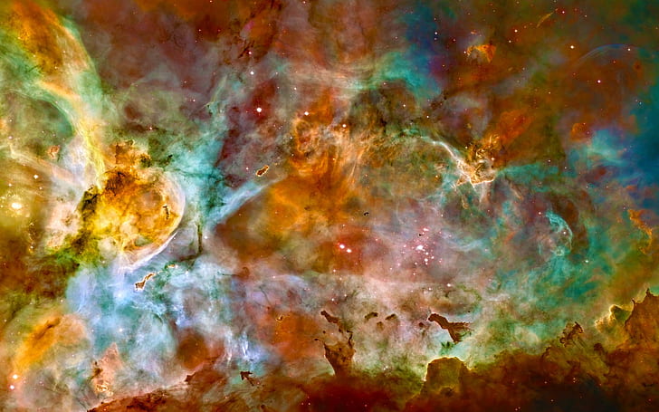 Carina nebula, stars, Hubble, HD wallpaper