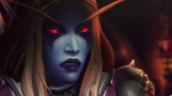 women's purple hijab, World of Warcraft, Sylvanas Windrunner