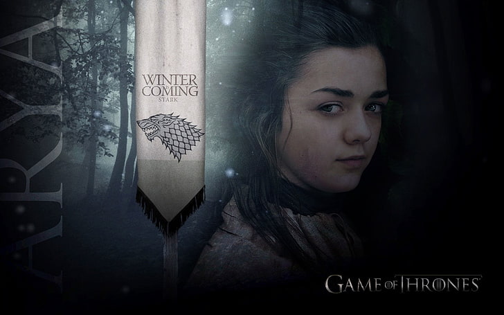 Game of Thrones Arya Stark wallpaper, TV Show, Maisie Williams