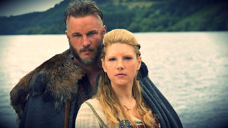 women's white and red dress, Vikings (TV series), Ragnar Lodbrok, HD wallpaper