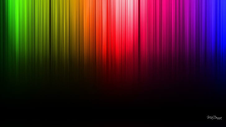 Another Spectrum, colorful, bright, light, dark, colors, 3d and abstract, HD wallpaper