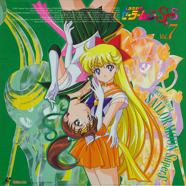 sailor moon sailor venus sailor jupiter 3700x3692  Anime Sailor Moon HD Art