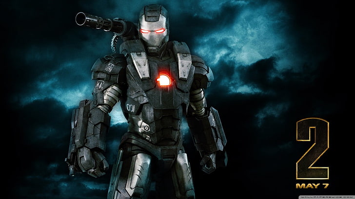 Iron Man character digital wallpaper, Iron Man 2, human representation, HD wallpaper