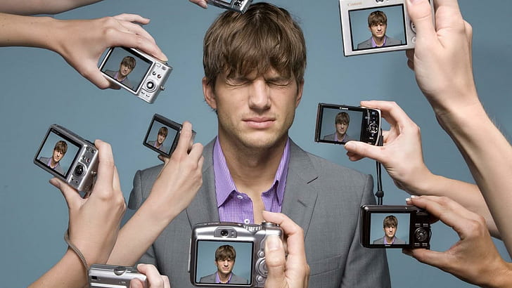 Ashton Kutcher Funny, celebrity, celebrities, hollywood, HD wallpaper