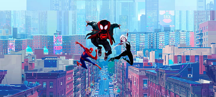 Movie, Spider-Man: Into The Spider-Verse, Miles Morales, Spider-Gwen