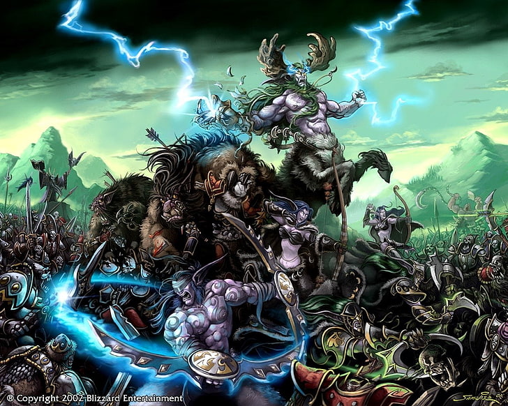 Dota 1 character illustration, Warcraft, Elf, Fantasy, MMORPG, HD wallpaper