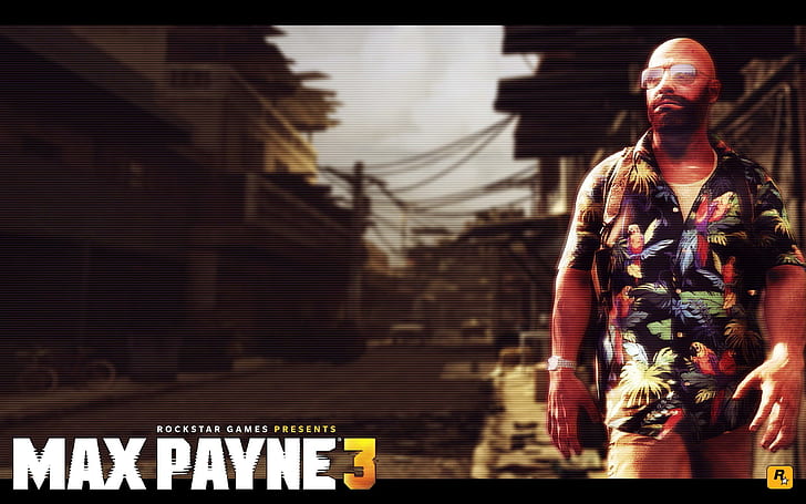 HD wallpaper: Video Game, Max Payne, silhouette, copy space, studio shot