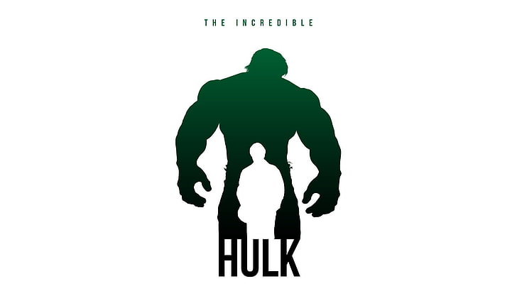 The Incredible Hulk illustration, The Avengers, minimalism, one person, HD wallpaper