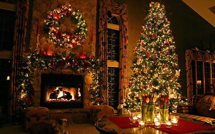 HD wallpaper: cozy, Christmas Tree, decorations, holiday, Christmas  ornaments | Wallpaper Flare