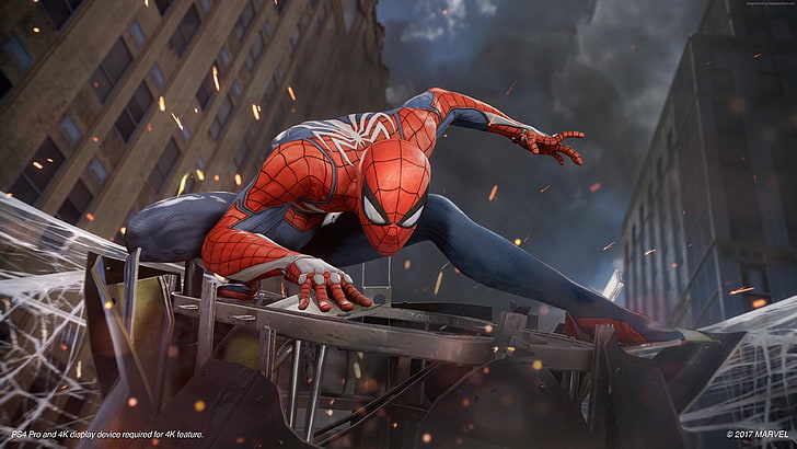 poster, Spider Man, 4k, PS4 Pro, E3 2017, HD wallpaper
