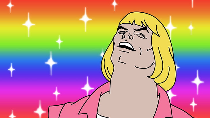 digital art, He-Man and the Masters of the Universe, rainbows