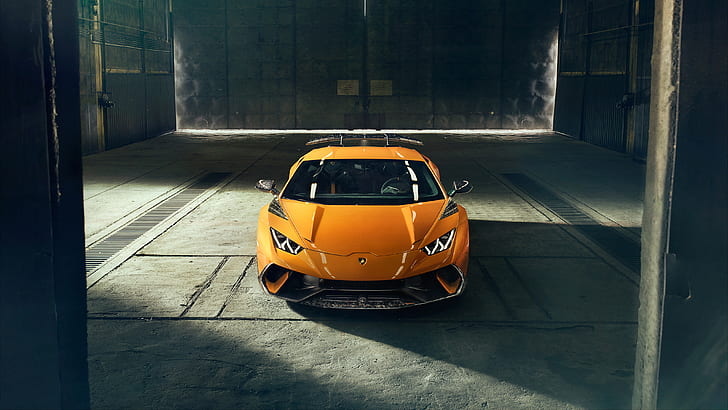 Lamborghini Huracan Performante, 4K, 2018, Novitec, HD wallpaper