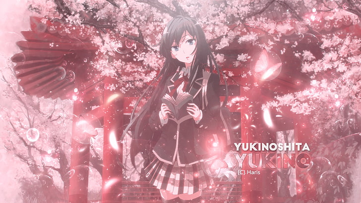 Anime, My Teen Romantic Comedy SNAFU, Oregairu, Yukino Yukinoshita, HD wallpaper