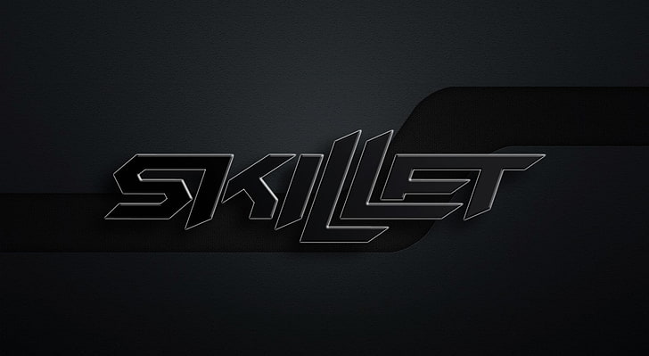 Skillet, Skillet logo, Music, rock, studio shot, indoors, communication, HD wallpaper