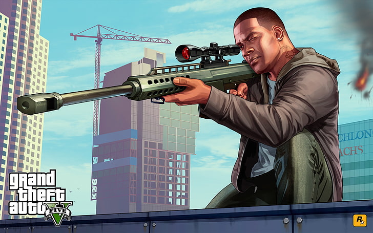 Grand Theft Auto Five digital wallpaper, Grand Theft Auto V, video games