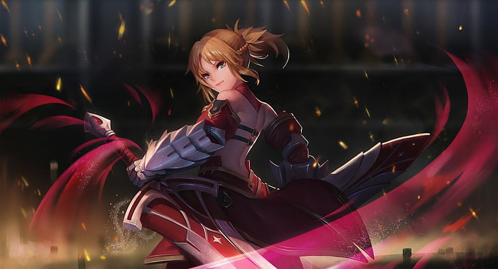 Fate Series, Fate/Apocrypha, Mordred (Fate/Apocrypha), Saber of Red (Fate/Apocrypha)