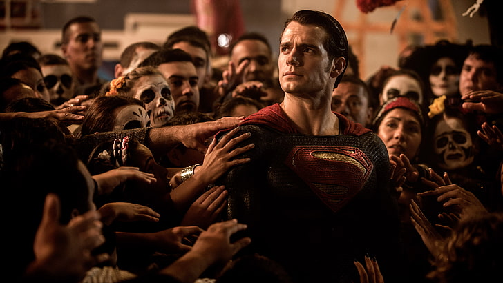 HD wallpaper: Henry Cavill as Superman, crowd, group of people, large group  of people | Wallpaper Flare