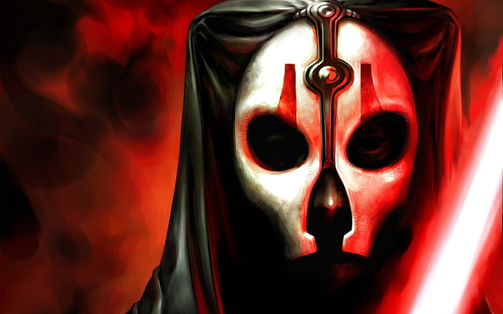 Star Wars character poster, Darth Nihilus, video games, Star Wars: Knights of the Old Republic II: The Sith Lords, HD wallpaper