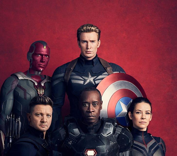 HD wallpaper: 4K, James Rhodes, Captain America, Hawkeye, War Machine,  Vision | Wallpaper Flare